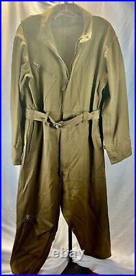 ORIGINAL WWII US Army Air Force Type A-4 Flight Suit withBelt