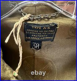 ORIGINAL WWII US Army Air Force Type A-4 Flight Suit withBelt