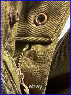 ORIGINAL WWII US Army Air Force Type A-4 Flight Suit withBelt