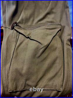 ORIGINAL WWII US Army Air Force Type A-4 Flight Suit withBelt