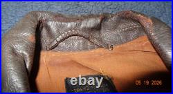 Official 1980's Reissue US Army Air Force A-2 Leather Flight Jacket Avirex