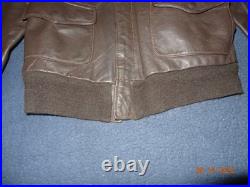 Official 1980's Reissue US Army Air Force A-2 Leather Flight Jacket Avirex