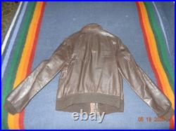Official 1980's Reissue US Army Air Force A-2 Leather Flight Jacket Avirex
