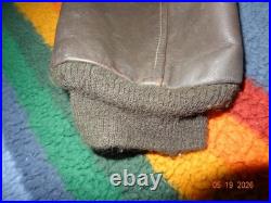 Official 1980's Reissue US Army Air Force A-2 Leather Flight Jacket Avirex