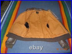 Official 1980's Reissue US Army Air Force A-2 Leather Flight Jacket Avirex
