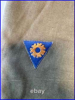 Org WWII US Army Air Forces Staff Sergeant Service Coat Named Twete 39R AAF