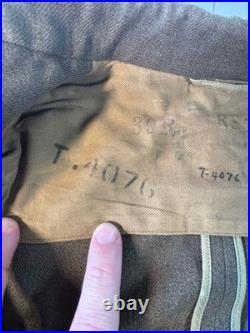 Org WWII US Army Air Forces Staff Sergeant Service Coat Named Twete 39R AAF