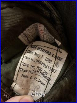 Original 1942 WW2 U. S. Army Air Force Uniform Jacket Patches Foragere