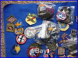 Original 50 year patch collection usaf us army nasa and other types