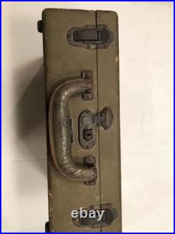 Original U. S. WW II Army Air Force A-12 Aircraft Bubble Sextant with Case