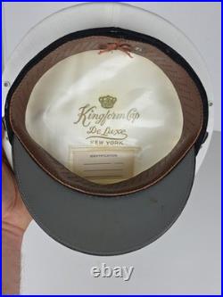 Original U. S. WWII Army Air Force Officer Crusher Cap White Cover