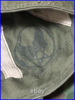 Original Vintage WWII U. S. Army Air Force A3 Mechanic HBT Cap Size 7