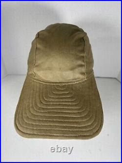 Original WW2 CBI Theater Made USAAF B-1 Flying Cap Style Hat US Army Air Force