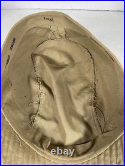 Original WW2 CBI Theater Made USAAF B-1 Flying Cap Style Hat US Army Air Force