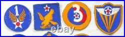 Original WW2 Complete Set Lot of 16 AIR FORCE USAAF US Army Shoulder Patch WWII