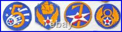 Original WW2 Complete Set Lot of 16 AIR FORCE USAAF US Army Shoulder Patch WWII