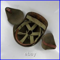 Original WW2 Steel M-3 Flak Helmet US Army Air Force USAAF AAF good condition