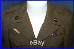 Original WW2 U. S. Army Air Forces 8th Air Force Airman's Named Uniform Grouping