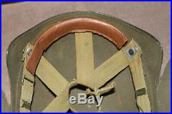 Original WW2 U. S. Army Air Forces (AAF) M5 Flak Helmet with Liner, Excellent