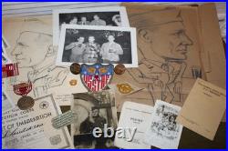 Original WW2 U. S. Army Air Forces Identified (Named) Medal Dog Tag & Paper Group