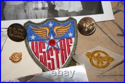 Original WW2 U. S. Army Air Forces Identified (Named) Medal Dog Tag & Paper Group