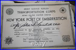 Original WW2 U. S. Army Air Forces Identified (Named) Medal Dog Tag & Paper Group