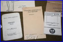 Original WW2 U. S. Army Air Forces Identified (Named) Medal Dog Tag & Paper Group