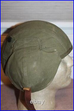 Original WW2 U. S. Army Air Forces M4A2 Flak Helmet withChinstrap & QM Tag, VG