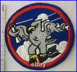 Original WW2 US ARMY AIR FORCE SQUADRON Jacket PATCH 41st AIR DEPOT REPAIR