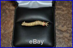 Original WW2 US Army Air Force Sterling Caterpillar Club Pin by ERVING
