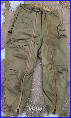 Original WW2 US Army Air Force Type A-11-A Flight Pants Lined 1944 USA Sz 32