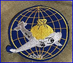 Original WWII 1521st USAAF Base Unit Army Air Forces Squadron Jacket Patch