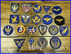 Original WWII U. S. Army Air Force Patch LOT USAF Allied Airborne x20 WW2