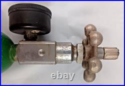 Original WWII U. S. Army Air Forces Bailout Breathing Oxygen Bottle H-1 Feb 44