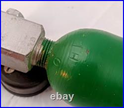 Original WWII U. S. Army Air Forces Bailout Breathing Oxygen Bottle H-1 Feb 44