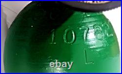 Original WWII U. S. Army Air Forces Bailout Breathing Oxygen Bottle H-1 Feb 44