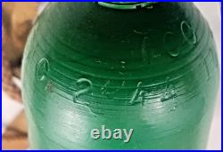 Original WWII U. S. Army Air Forces Bailout Breathing Oxygen Bottle H-1 Feb 44