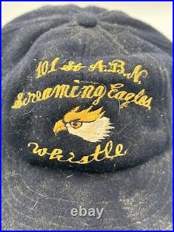 Original WWII US 101st Airborne wool hat army navy airforce artifact air born