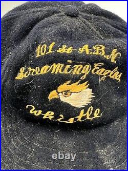 Original WWII US 101st Airborne wool hat army navy airforce artifact air born