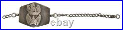 Original WWII US 6th Army AAF ID Bracelet Navy Air Force Named Troy NY DR15