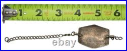 Original WWII US 6th Army AAF ID Bracelet Navy Air Force Named Troy NY DR15
