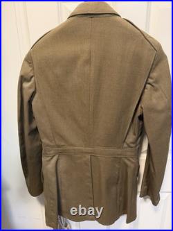 Original WWII US Army 5th Air Force Ike Jacket Tunic with Patch & Brass Buttons