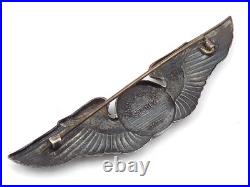 Original WWII US Army Air Force Air Crew Wing Sterling Angus & Coote Sydney