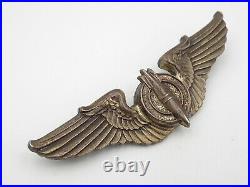 Original WWII US Army Air Force Bombardier Wings 3 Sterling Silver