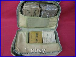 Original WWII US Army Air Force Corps Aeronautic First Aid Kit Canvas Airborne