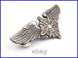 Original WWII US Army Air Force Flight Engineer Wings 3 Sterling
