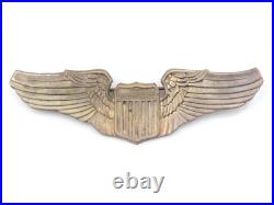Original WWII US Army Air Force Pilot 3 Wings AmCraft Snowflake Back