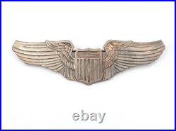 Original WWII US Army Air Force Pilot 3 Wings AmCraft Snowflake Back