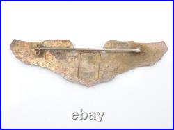 Original WWII US Army Air Force Pilot 3 Wings AmCraft Snowflake Back