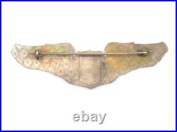 Original WWII US Army Air Force Pilot 3 Wings AmCraft Snowflake Back